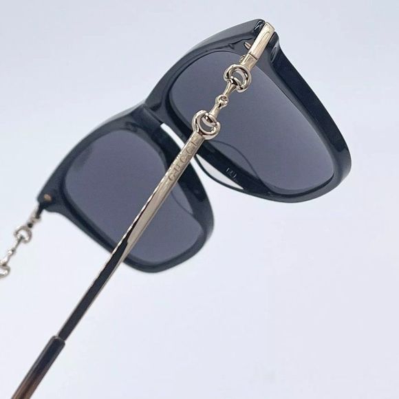Sale! New Gucci Unisex 55mm Black Sunglasses! - Picture 8 of 8